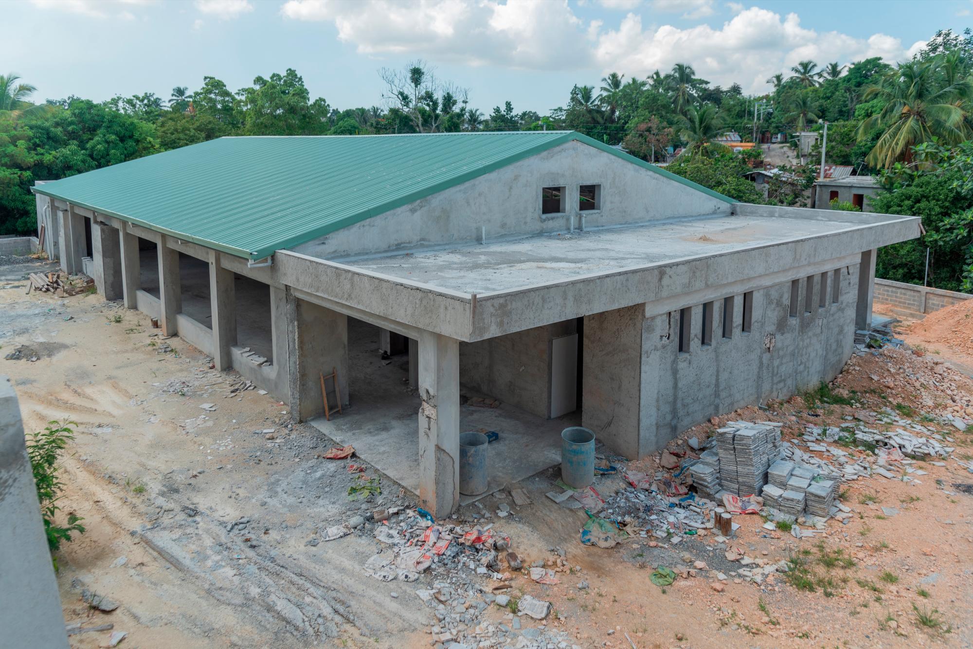 Este el comedor de la nueva escuela 