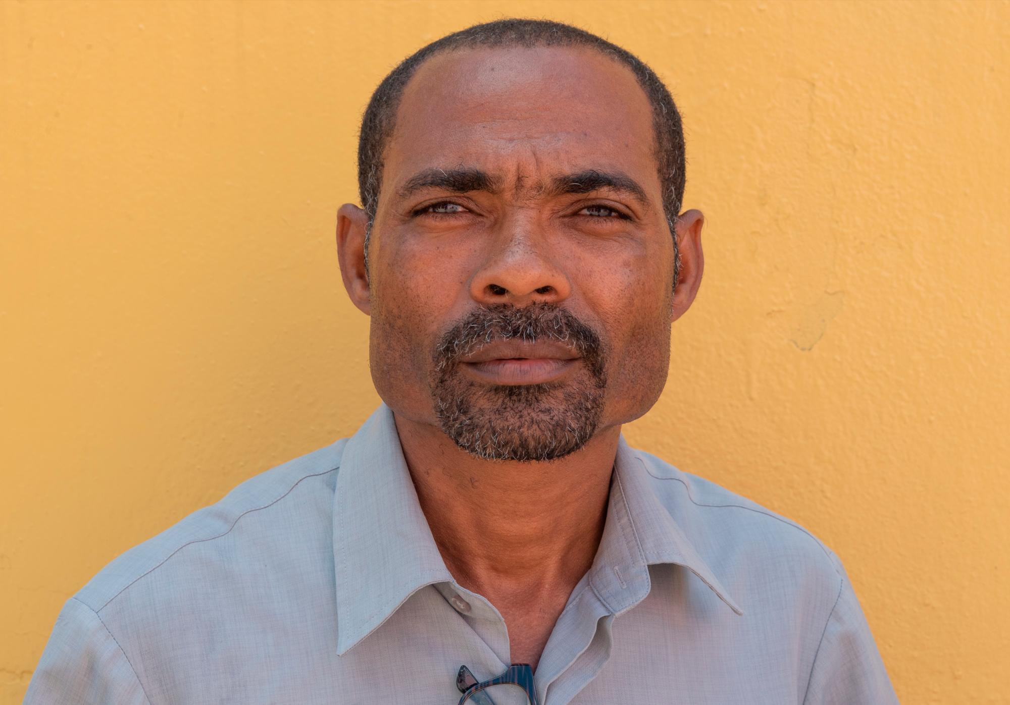 Rafael Urbáez, presidente de la Asociación de Padres y Amigos de la escuela.