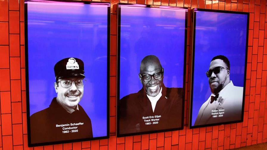 Nueva York homenajea a empleados del transporte público fallecidos por COVID