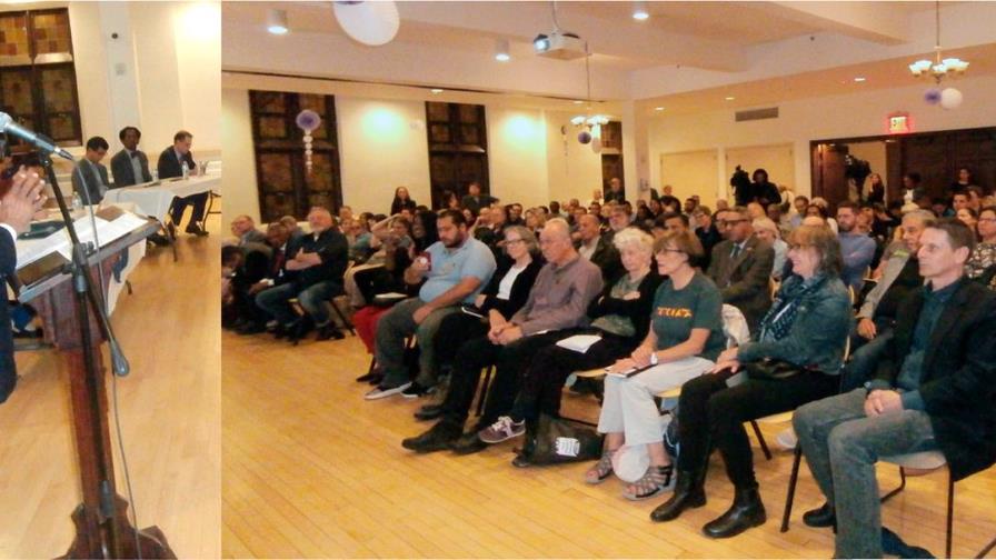 Espaillat encabeza foro comunitario sobre juicio político en contra de Trump