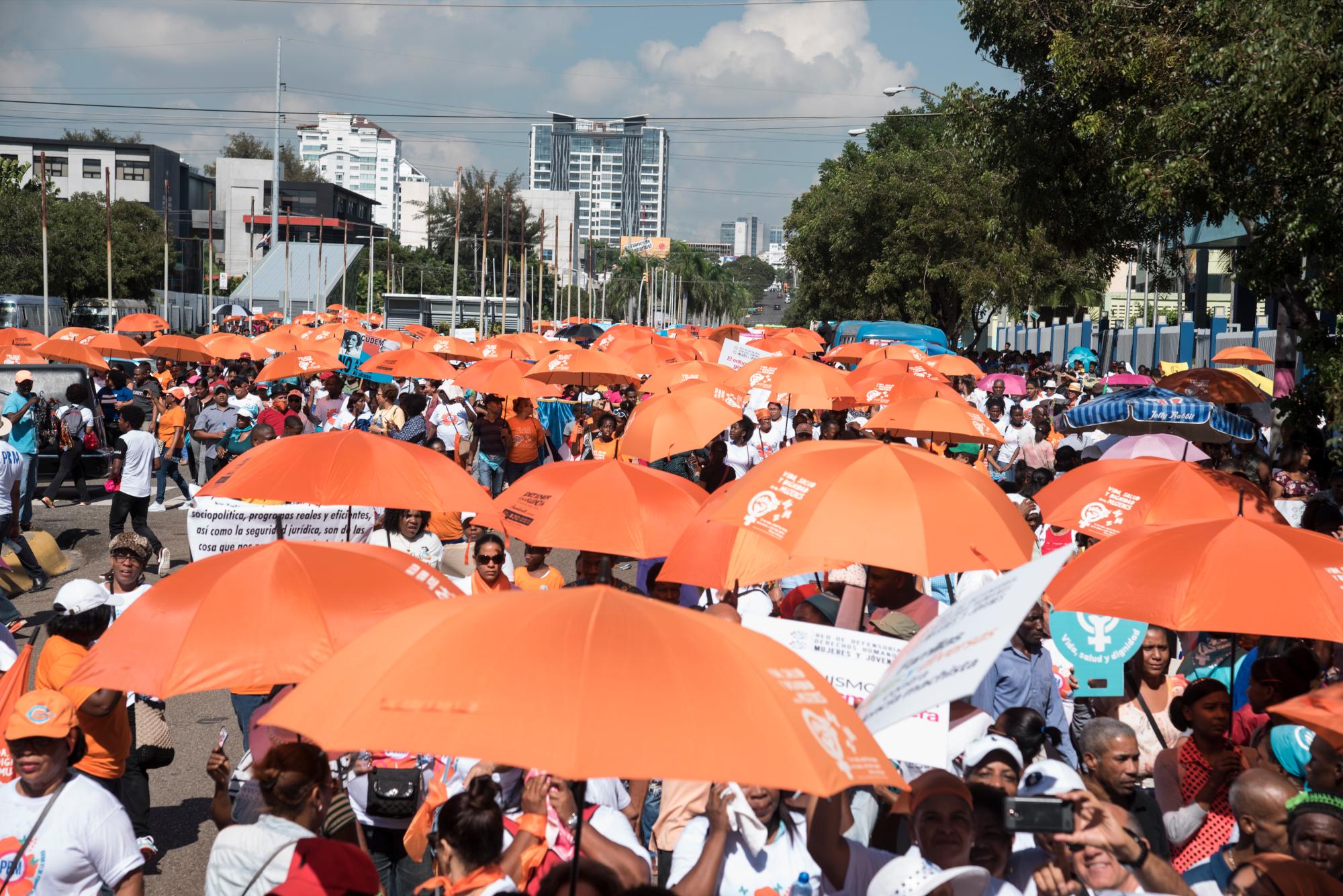 Varios partidos políticos acudieron a la marcha.