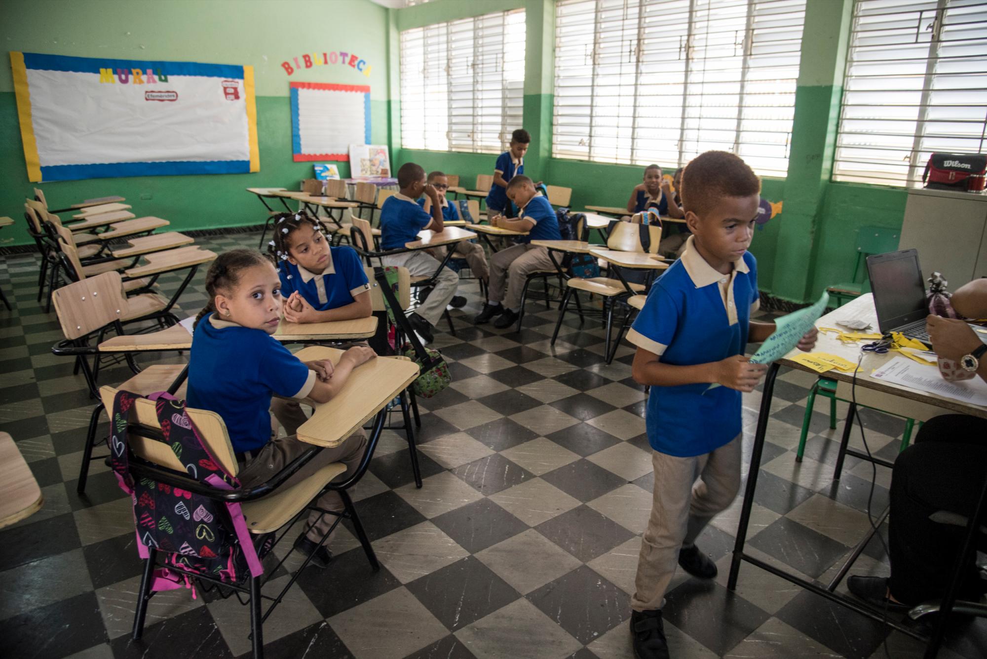 La escuela primaria Fidel Ferrer dió inicio al año escolar 2019-2020 con un 50% de asistencia.