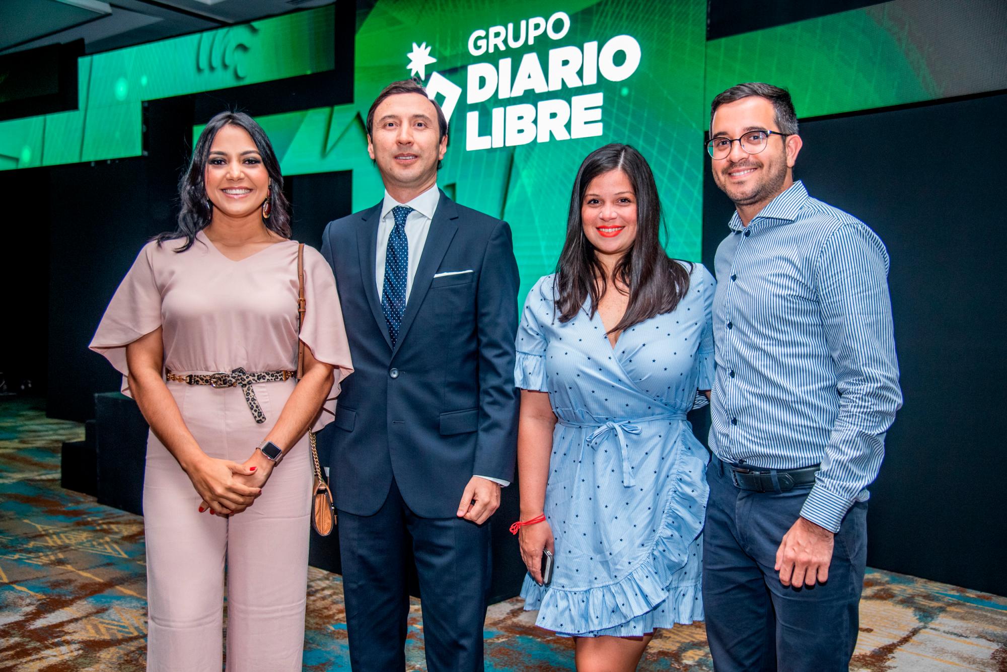 Patricia Alix, John Monroy, Katherine Saa y Jairo de Freitas.