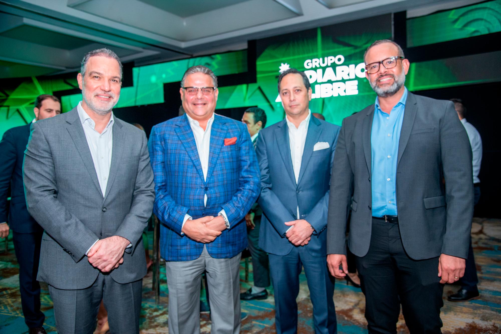 Ney Díaz, Raúl Rizik, Ricardo Ginebra y Randolph Luna.