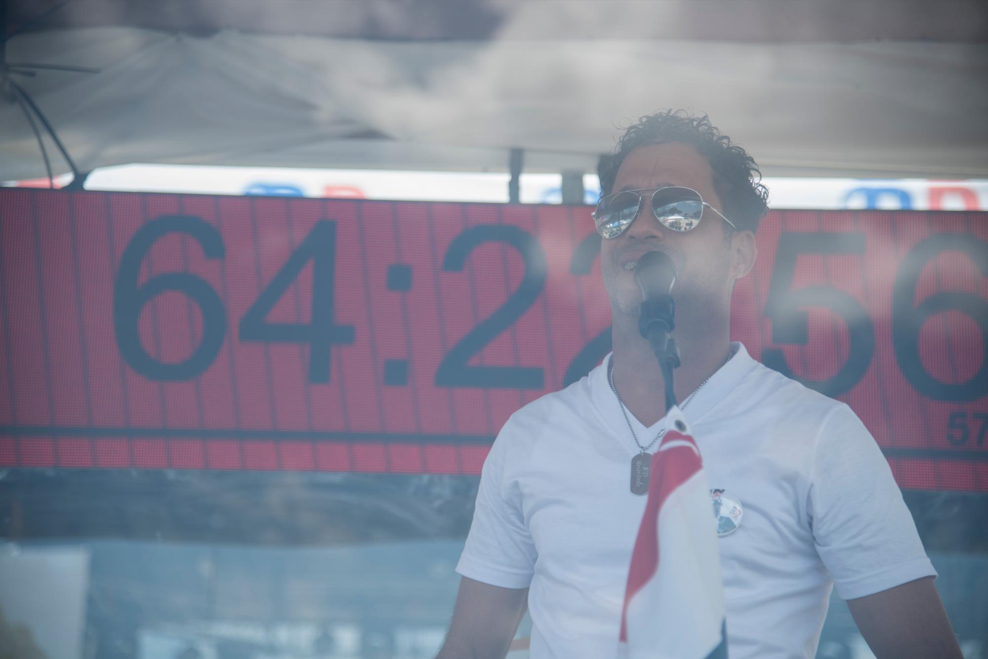 Fotografía tomada por nuestro reportero de Diario Libre a las 12:00 meridiano de este lunes 1 de abril