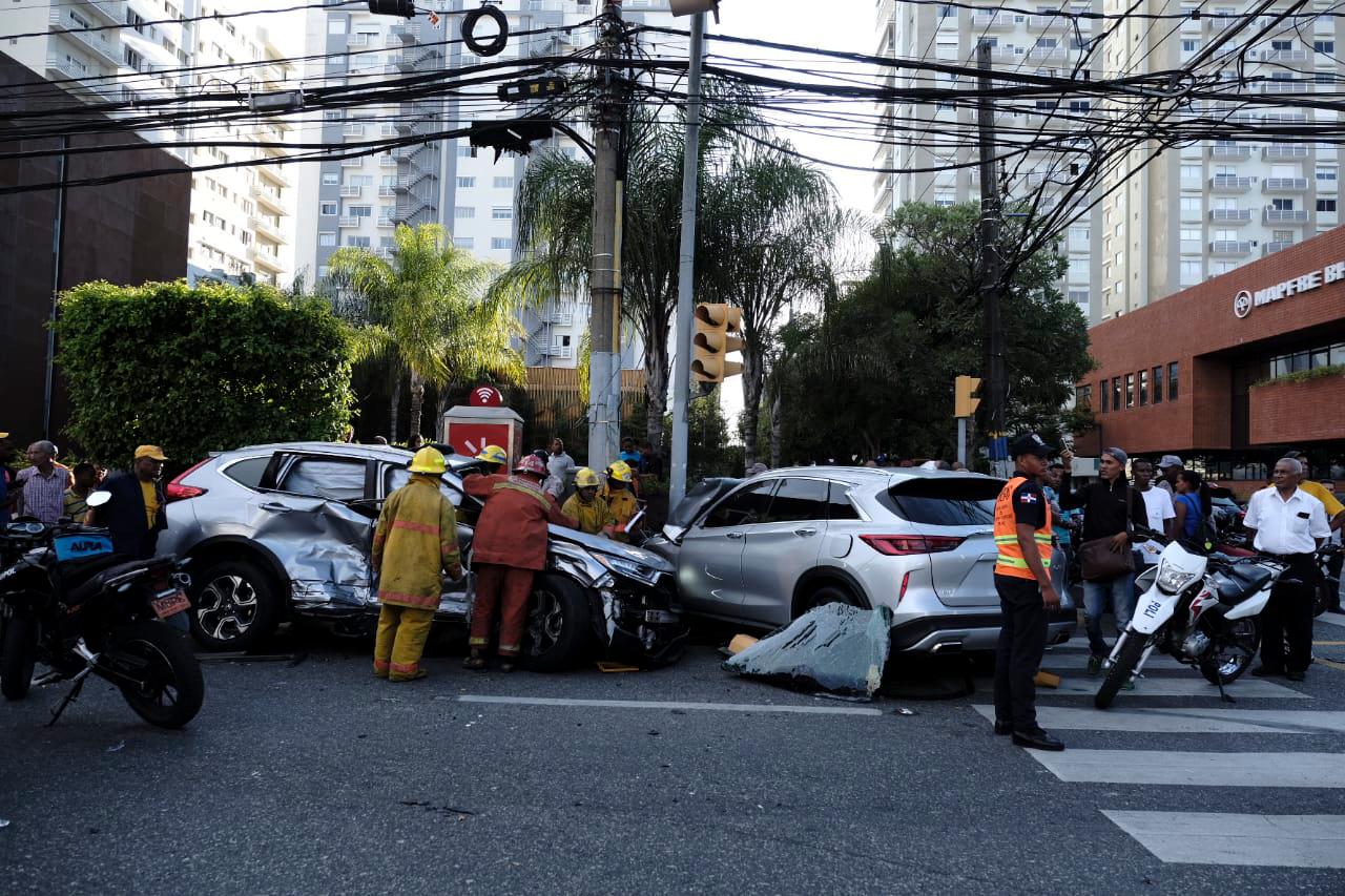 Avenida Abraham Lincoln con José Amado Soler, donde ocurrió el hecho. 