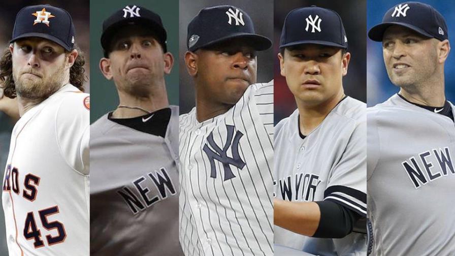 El cuerpo monticular de los Yankees sin Germán y con la incógnita de Severino
