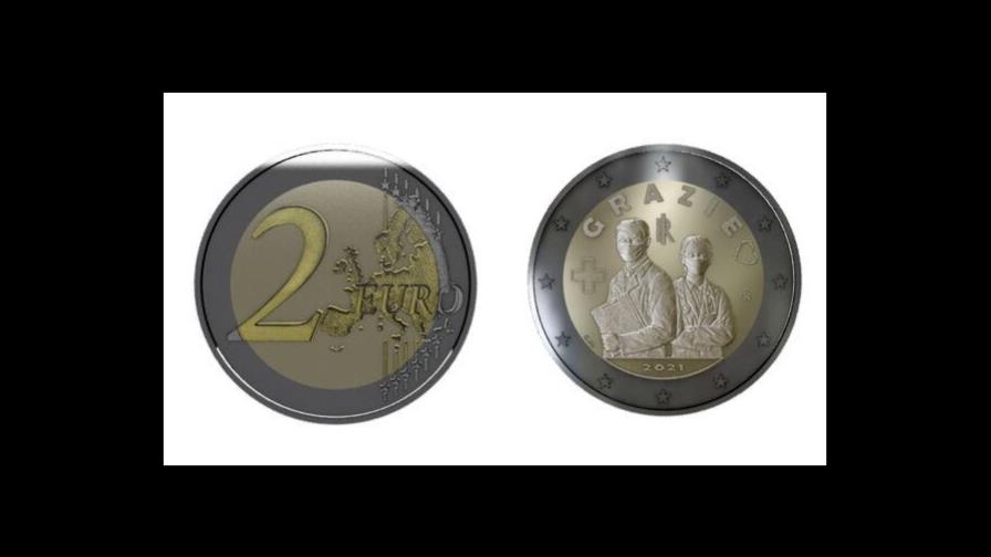 Italia acuña una moneda de dos euros dedicada a los sanitarios de la pandemia