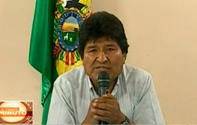 Renuncia Evo Morales a la presidencia de Bolivia