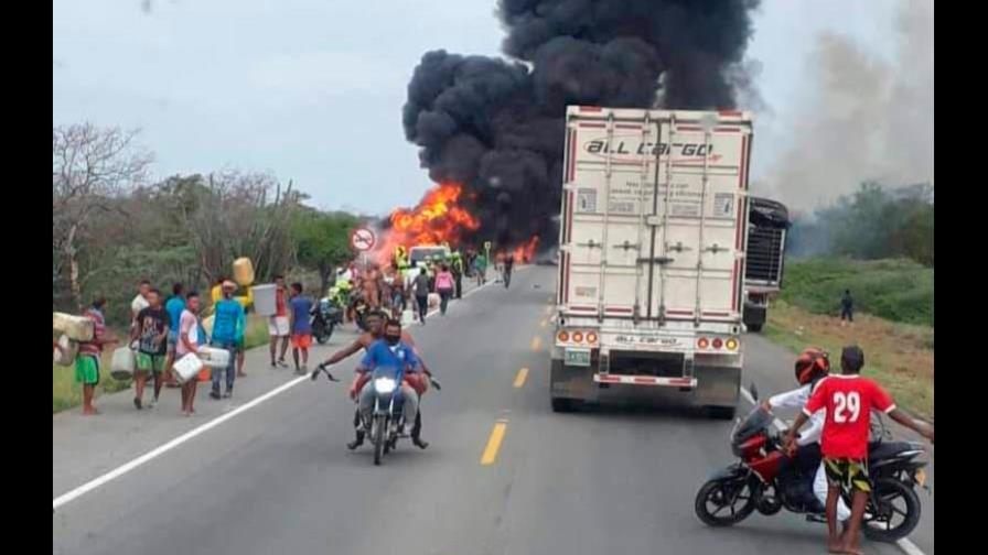 Colombia: siete muertos por explosión de camión cisterna