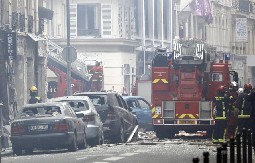 Cuatro personas muertas en París en una explosión por fuga de gas 