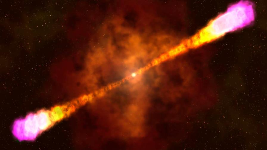 Detectan la forma más energética de luz en un estallido de rayos gamma