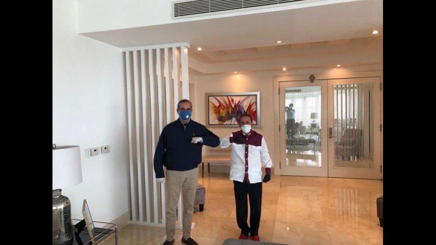 Amable Aristy recibe visitas de Abinader e Hipólito
