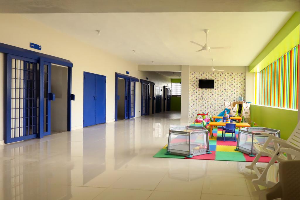 Área materna en Najayo Mujeres. (FUENTE EXTERNA)