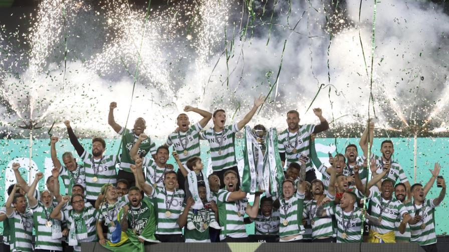 Sporting gana título de liga, termina sequía de 19 años