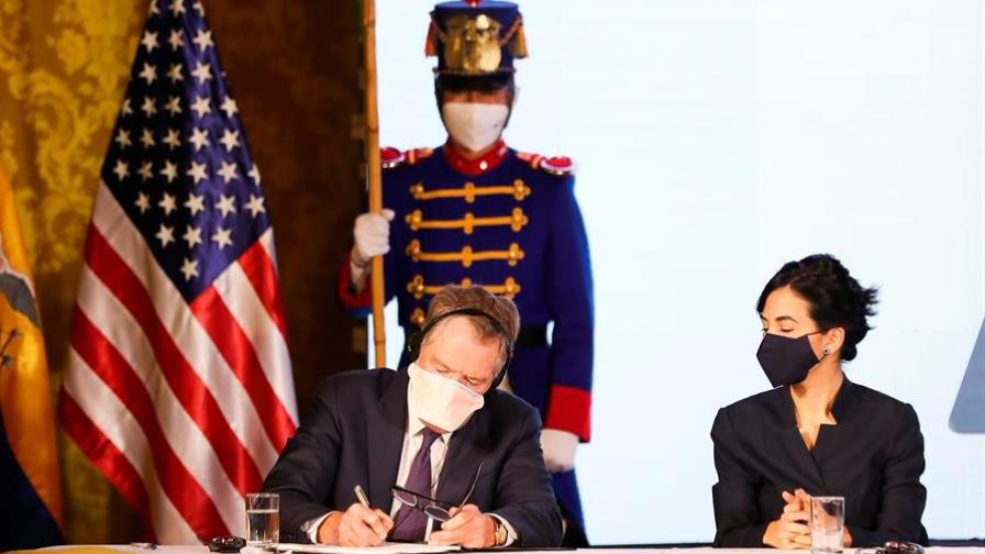 Ecuador y EE.UU. firman un acuerdo comercial de primera fase Ecuador y EE.UU. firman un acuerdo comercial de primera fase