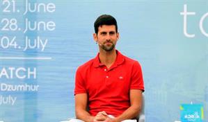 Djokovic, muy feliz de jugar en junio con Thiem, Zverev y Dimitrov