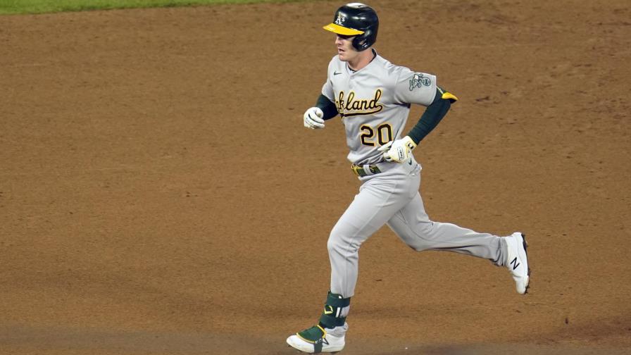 Laureano aporta 1 de 4 jonrones de Atléticos, que se imponen Laureano aporta 1 de 4 jonrones de Atléticos, que se imponen