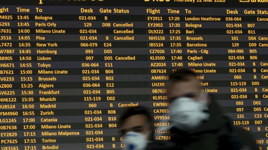 Fuerte golpe a las aerolíneas por el coronavirus