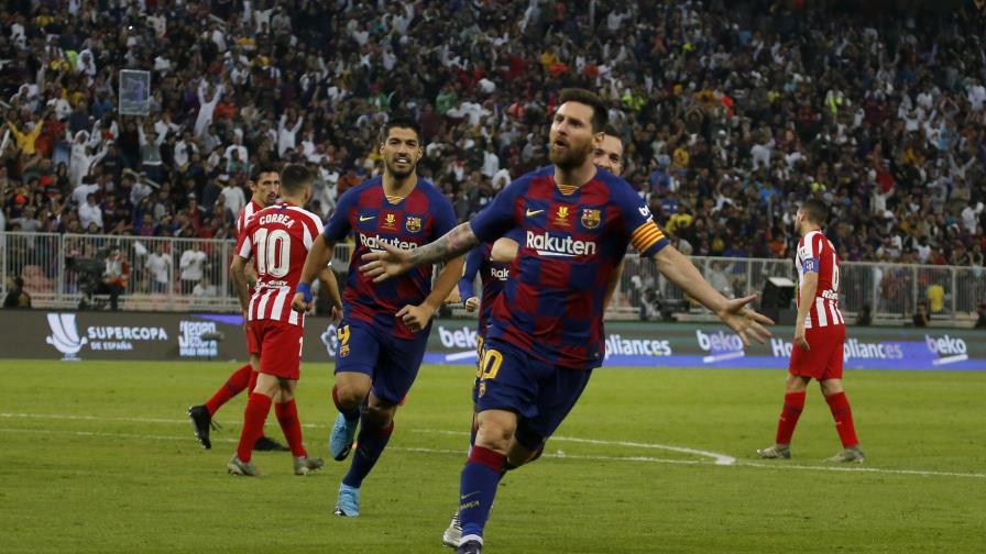 Supercopa: El Atlético noquea al Barça y jugará la final