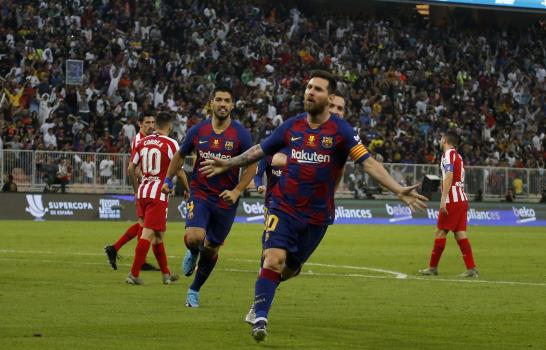 Supercopa: El Atlético noquea al Barça y jugará la final
