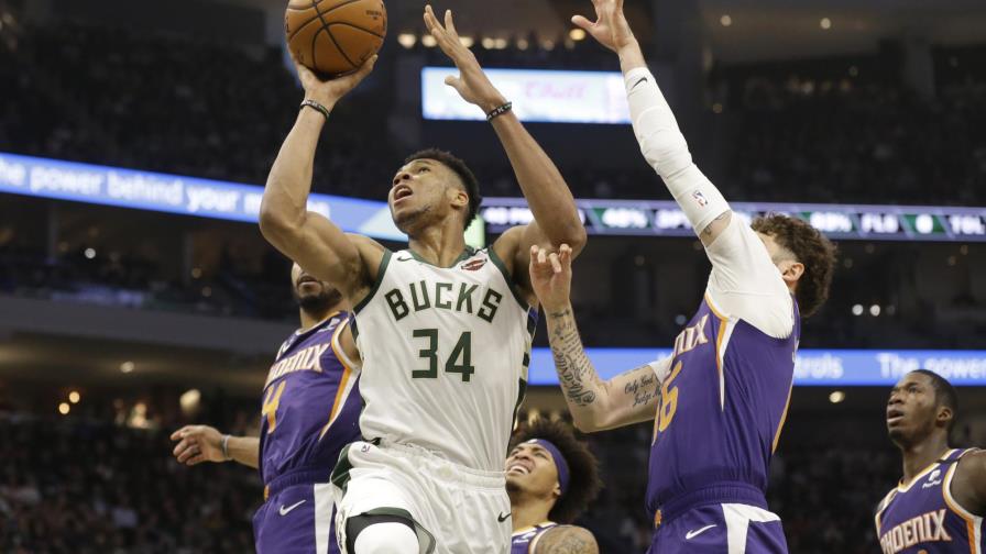Giannis y Bucks apabullan a Suns Giannis y Bucks apabullan a Suns