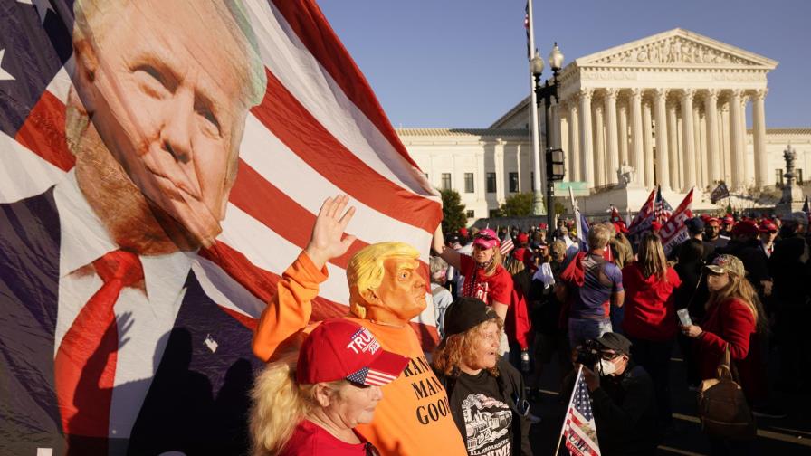 Violenta protesta a favor de Trump deja heridos y detenidos