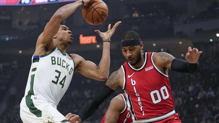 Bucks vence a Blazers con triple-doble de Antetokounmpo Bucks vence a Blazers con triple-doble de Antetokounmpo