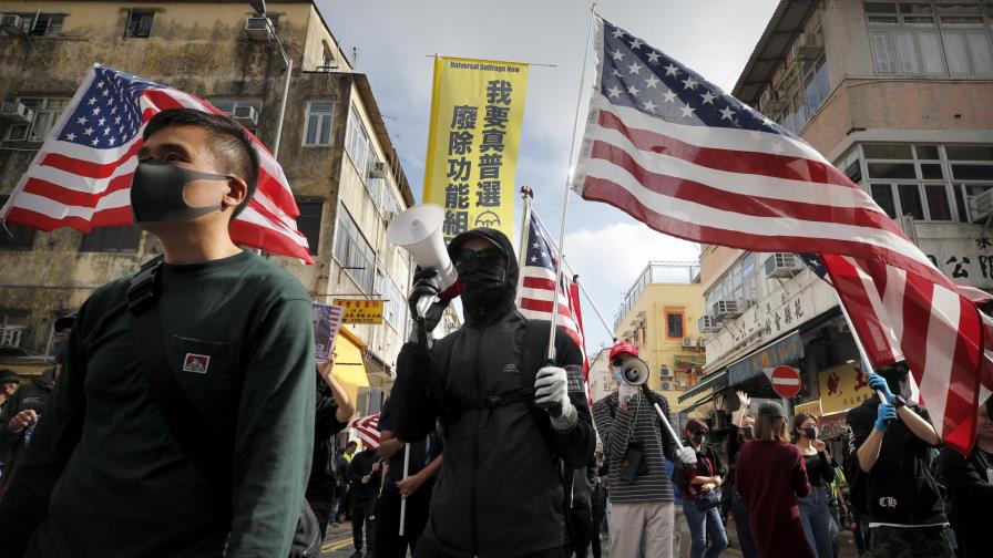 Protestan en Hong Kong contra comercio con China