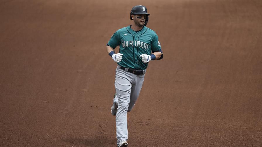 Haniger pega jonrón en los 2 juegos Marineros barren