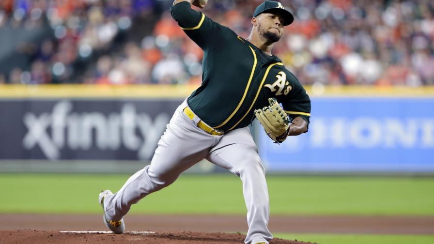 Montas domina en el montículo y Atléticos vencen a Astros