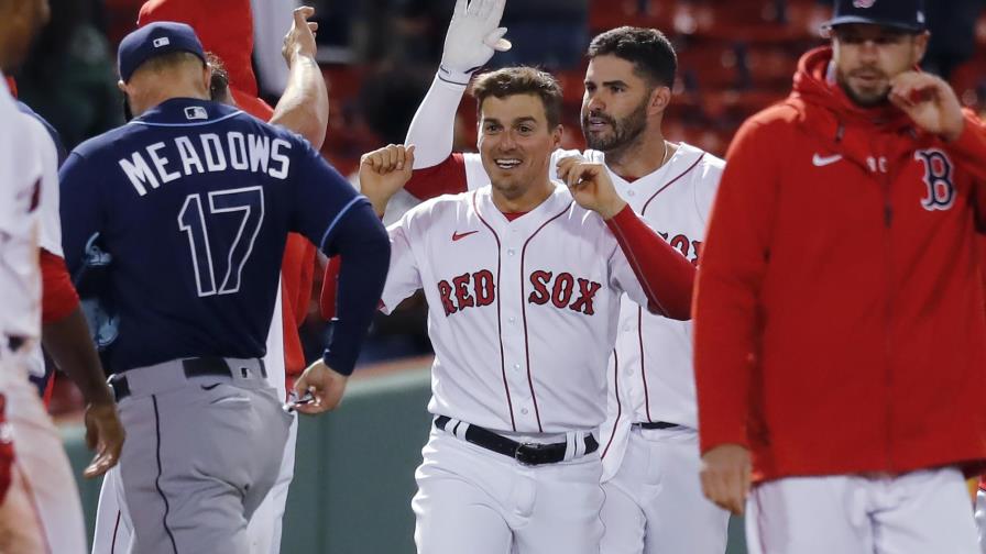 Medias Rojas superan a Rays en la 12ma