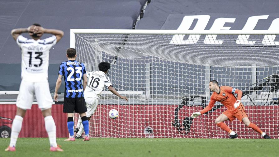 Juventus vence a Inter 3-2 en la Serie A italiana