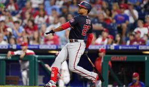 Soto desempata con jonrón; Nacionales superan a Filis