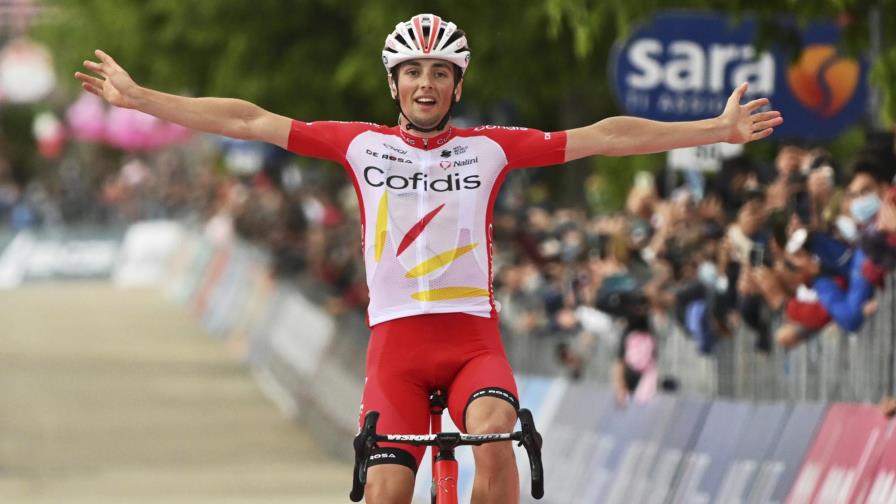 Giro: Lafay gana 8va etapa, Valter conserva la punta