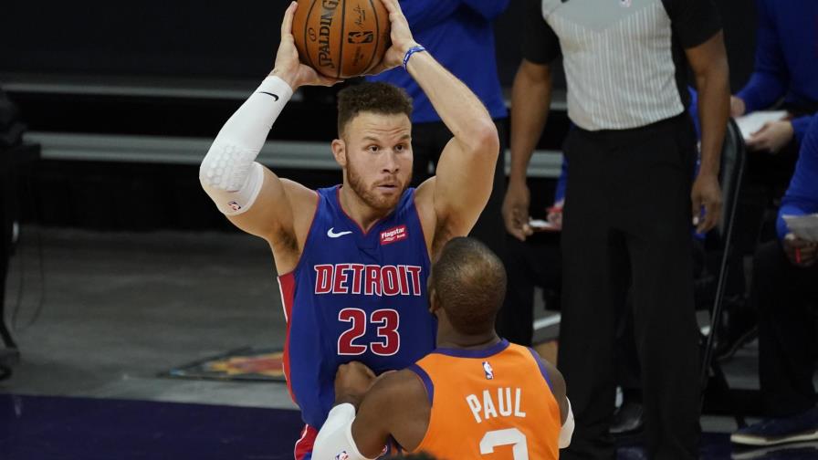 Fuente AP: Pistons y Griffin acuerdan rescisión de contrato
