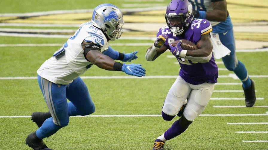 Cook brilla por Vikings en victoria de 34-20 sobre Lions