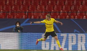 Haaland y el Dortmund someten 3-2 al Sevilla