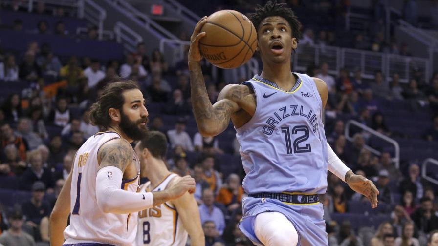 Brooks y Jackson lideran triunfo de Grizzlies sobre Suns