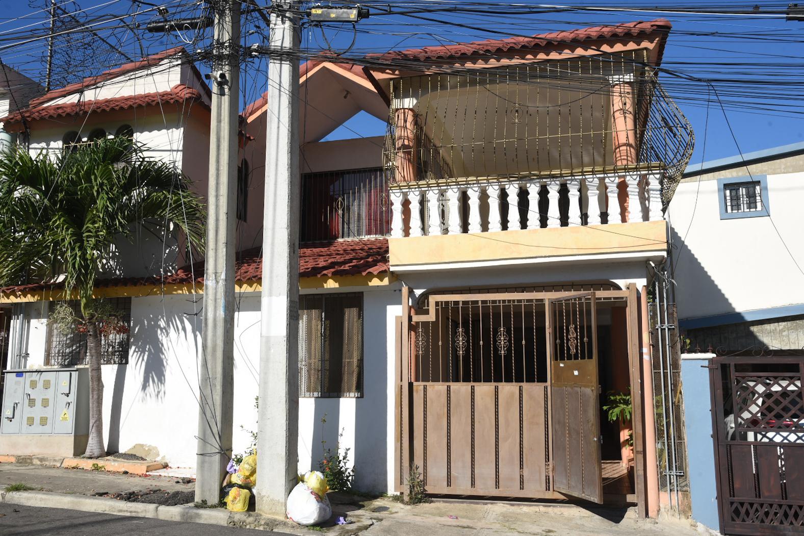Vista desde afuera donde ocurrió el hecho.