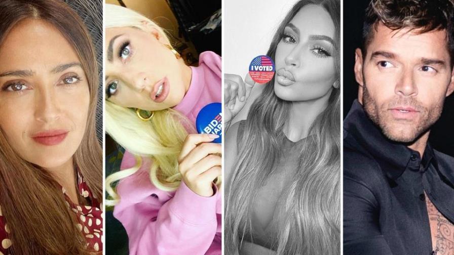 Famosos celebran en redes sociales la victoria de Biden