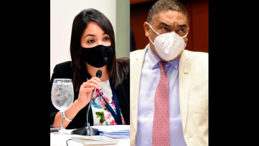 Yván Lorenzo y Faride Raful se enfrentan en el Senado por préstamos aprobados al Gobierno 