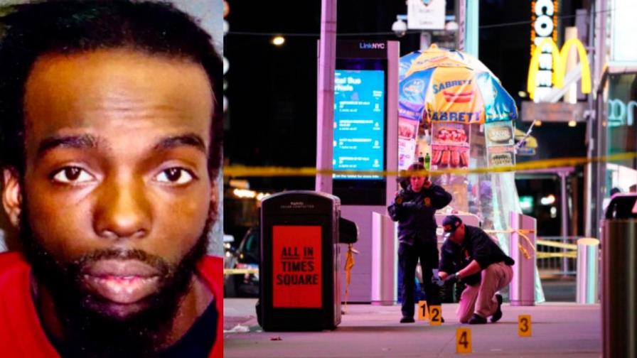 Identifican a sospechoso del tiroteo en Times Square y víctimas se recuperan