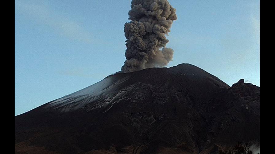 Autoridades de México exhortan a población a no acercarse al volcán Popocatépetl Autoridades de México exhortan a población a no acercarse al volcán Popocatépetl