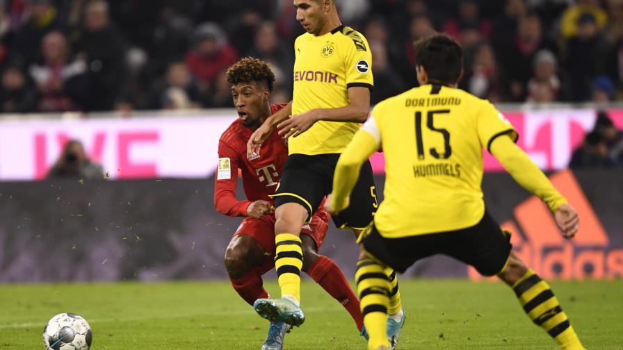 Bayern golea 4-0 al Dortmund, Leipzig se coloca segundo en Bundesliga