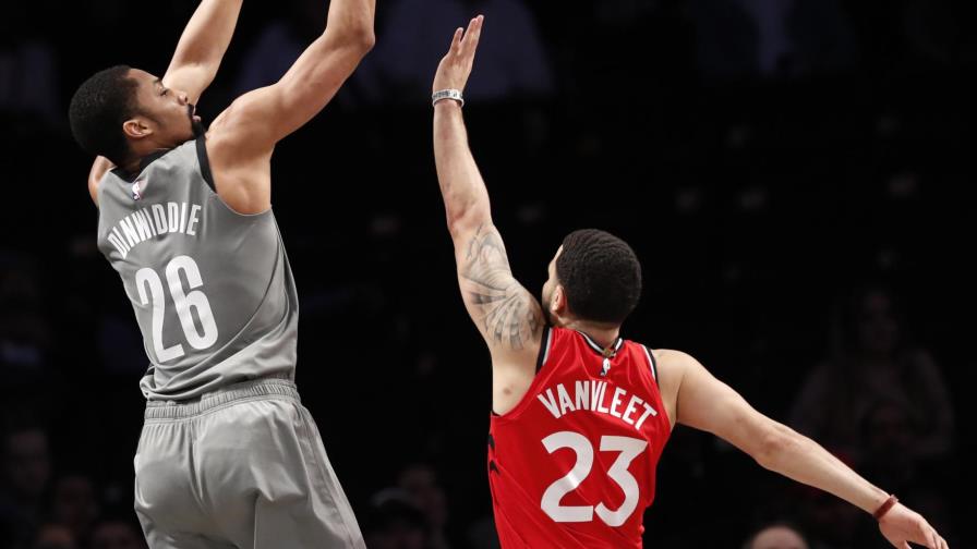 Termina racha de triunfos de Raptors, caen ante Nets Termina racha de triunfos de Raptors, caen ante Nets
