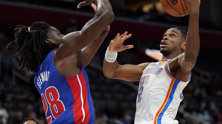 Thunder pone fin a racha de ocho derrotas, vence a Pistons
