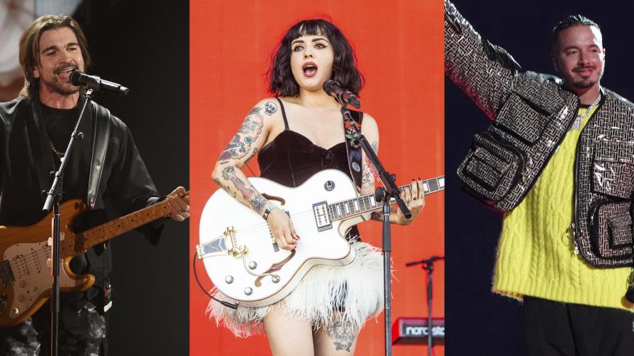 Juanes, Laferte y Balvin en disco aniversario de Metallica