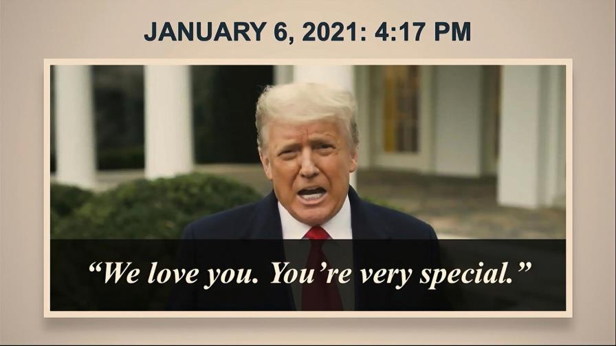 Trump nuevamente en el centro de la escena, pero sin voz