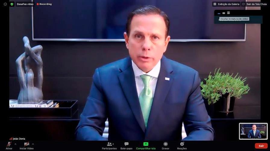 “Bolsonaro da otro mal ejemplo con las vacunas”, dice gobernador de Sao Paulo
